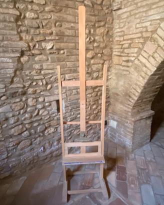 Cavalletto da pittura in legno