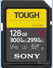 Sd sdxc sony pro tough 128gb NUOVA