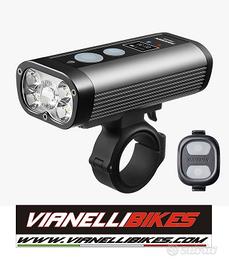 Fanale bici ravemen pr2400 lumen batteria