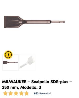 Scalpello sds plus MILWANKEE 40 x250