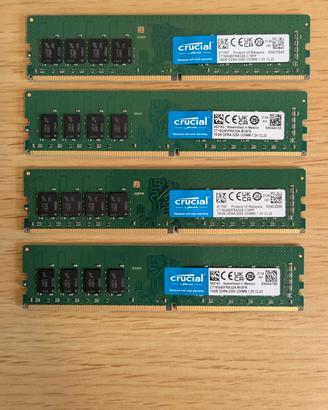 RAM Crucial DDR4 16GB 3200 MHz CT16G4DFRA32A