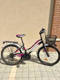 Bicicletta city bike Lincy Breda 24 pollici