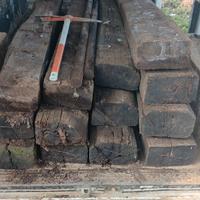 travi in legno di rovere antiche