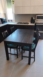 TAVOLO ALLUNGABILE E 4 SEDIE IKEA