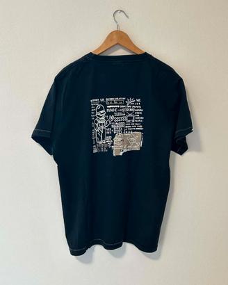 Maglia nera da uomo a maniche corte LEE
