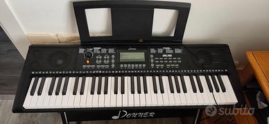 Tastiera Pianoforte 61 Tasti con panca e supporto 