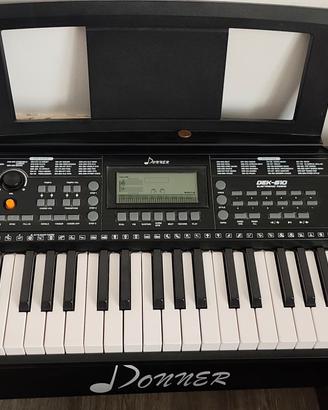 Tastiera Pianoforte 61 Tasti con panca e supporto 