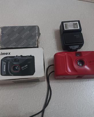 fotocamera vintage SP-500  con flash