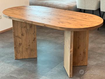 Tavolo da pranzo Osaka in legno massello – 160 cm