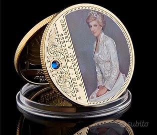 Moneta commemorativa principessa Lady Diana