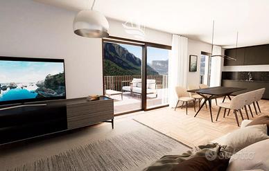 Montagna-Gleno: quadrilocale con vista panoramica