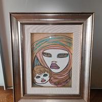 Novella Parigini olio su tela