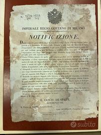 proclami Regno Lombardo-Veneto 1828-1859