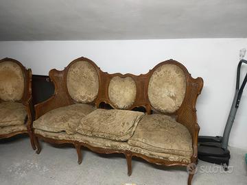 set salotto poltrona e poltroncina