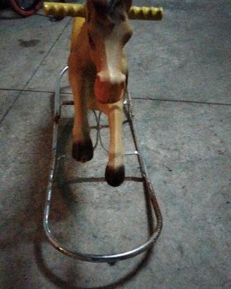 cavallo a dondolo anni 50/60