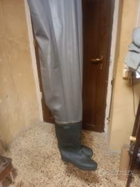 Stivali waders da pesca numero 47/48