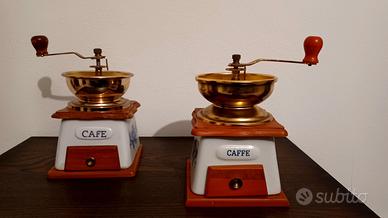 2 Macina caffè Ceramica e ottone