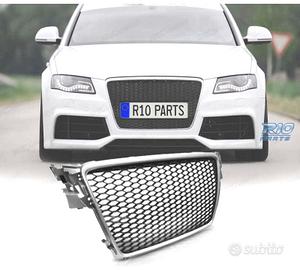 GRIGLIA PER AUDI A4 B8 08-11 LOOK RS GRIGIO CHIARO