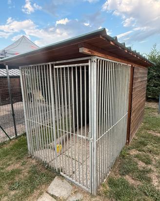 Box cani L3m l1.5m h1.8m zincata