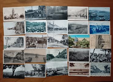 Grandissimo lotto di 85  antiche cartoline Messina