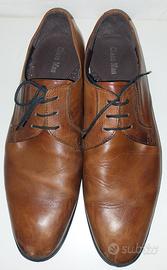 Scarpe eleganti stringate marroni