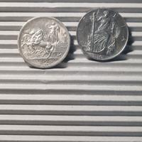 Due monete d'argento. 