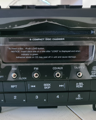 Autoradio Honda Crv 2010