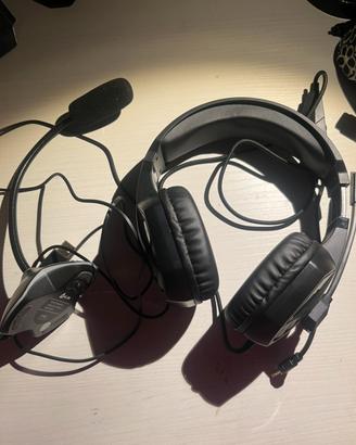 Cuffie gaming e microfono