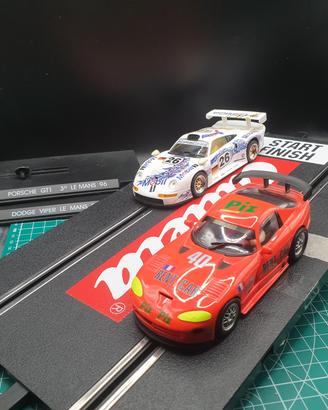 slot cars 1/32 Fly Dodge Porsche