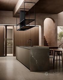 ♥Commercio Da fabbrica ♥ Cucina con gola L. 3,3m
