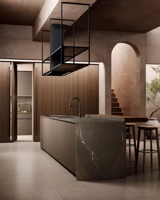 ♥Commercio Da fabbrica ♥ Cucina con gola L. 3,3m