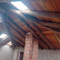 tetto in travi legno antichi
