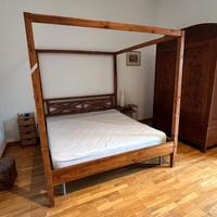 Letto Matrimoniale in Teak anche per esterno