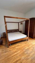 Letto Matrimoniale in Teak anche per esterno