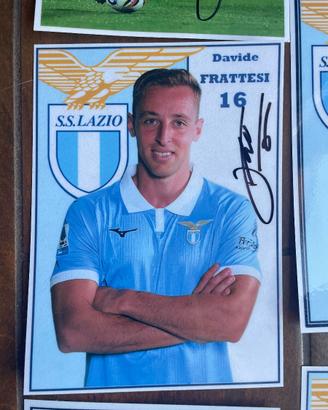 fotografie autografate / autografi giocatori Lazio