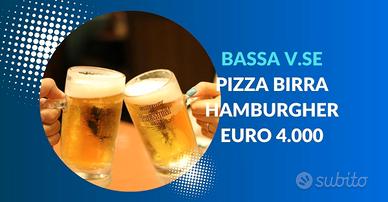 Birreria, pizzeria, hamburgheria, bar,carne 6n