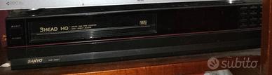 videoregistratore VHS sanyo 