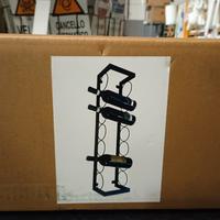 Porta bottiglie metallo