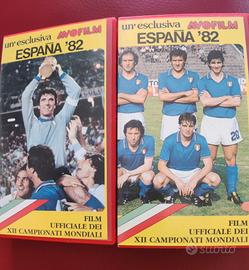 due videocassette Mondiali di calcio Spagna 82