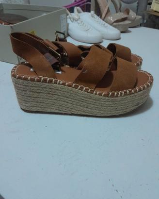 Sandali espadrillas Pull&Bear vero cuoio donna 35