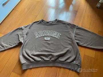 Felpa marrone stile vintage