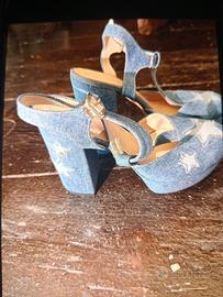 tacchi in denim 38