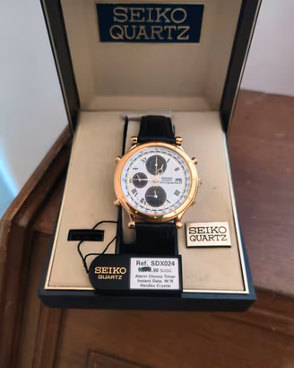 Seiko 7T42-7A39 1992 scatola etichetta  mai messo