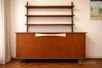 Libreria in teak design anno 50’ 60’