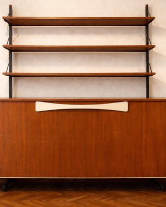 Libreria in teak design anno 50’ 60’