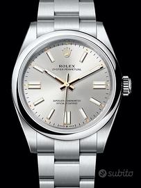 Rolex OP 41mm Silver 134300 nuovo 07/2026 ITA full