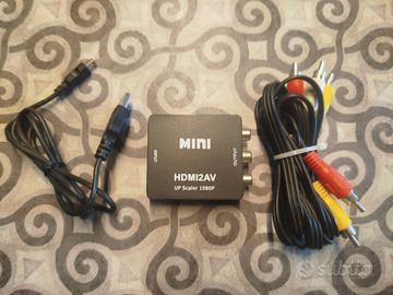 Convertitore MINI HDMI2AV – Da HDMI a RCA (AV)