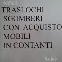 Sgomberi e traslochi con formula gratis