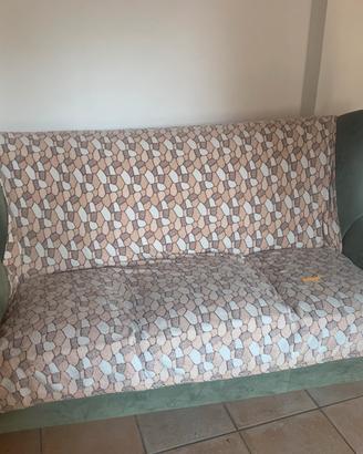 Divano verde vintage