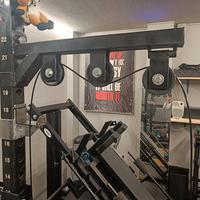 Power rack powertec con accessori